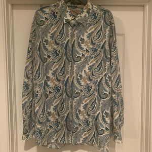 Alan Flusser XXL mens dress shirt